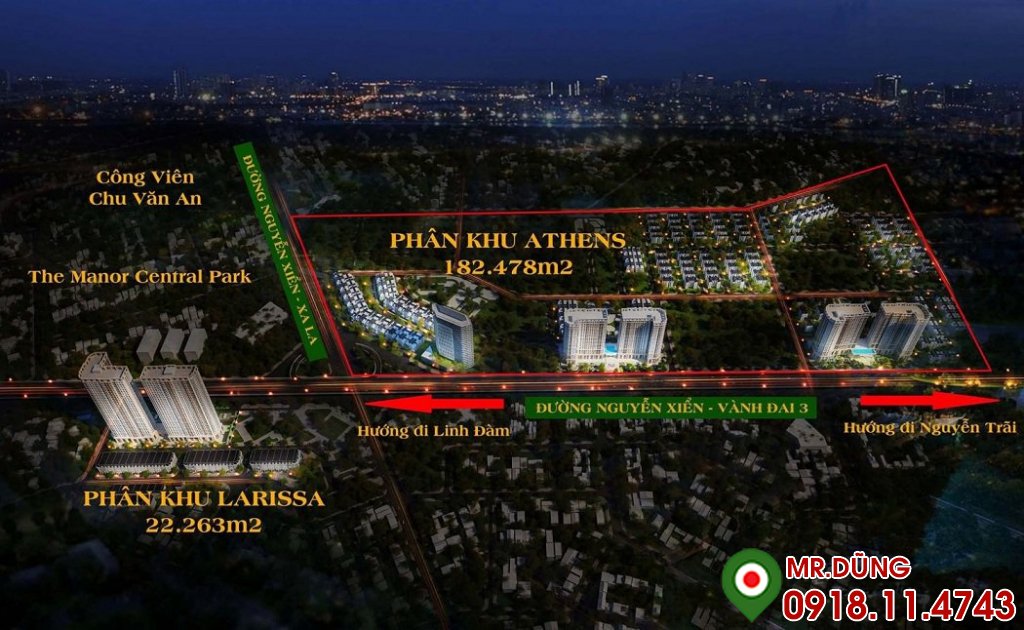 Biệt thự Shophouse Athenafulland Tây Nam Kim Giang Biệt thự Shophouse Athenafulland Tây Nam Kim Giang